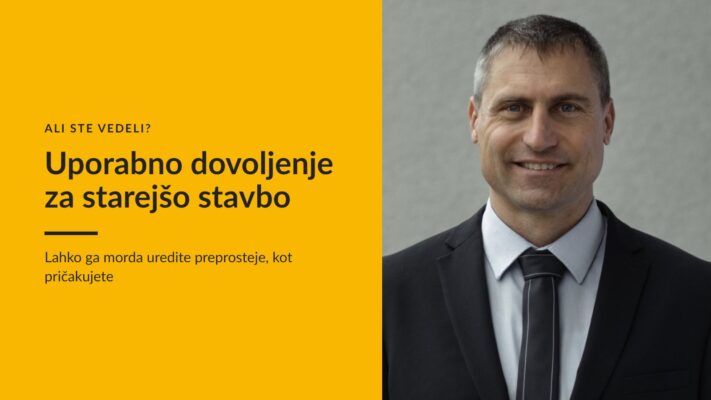 Boštjan Trobiš, VodiNep: uporabno dovoljenje za starejšo stavbo